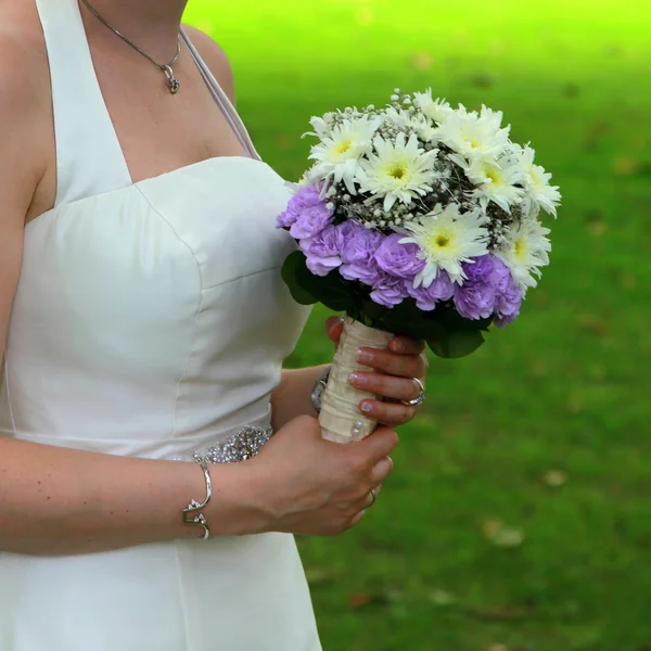 Brudbukett blommor — Stockfoto