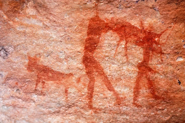 Пещерная живопись — стоковое фото