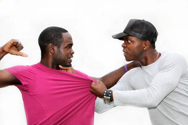Két fiatal férfiak küzdenek — Stock Fotó