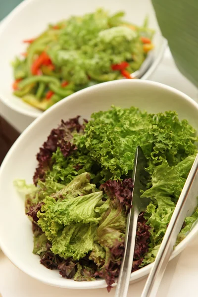 Ανάμικτη πράσινη σαλάτα — Φωτογραφία Αρχείου