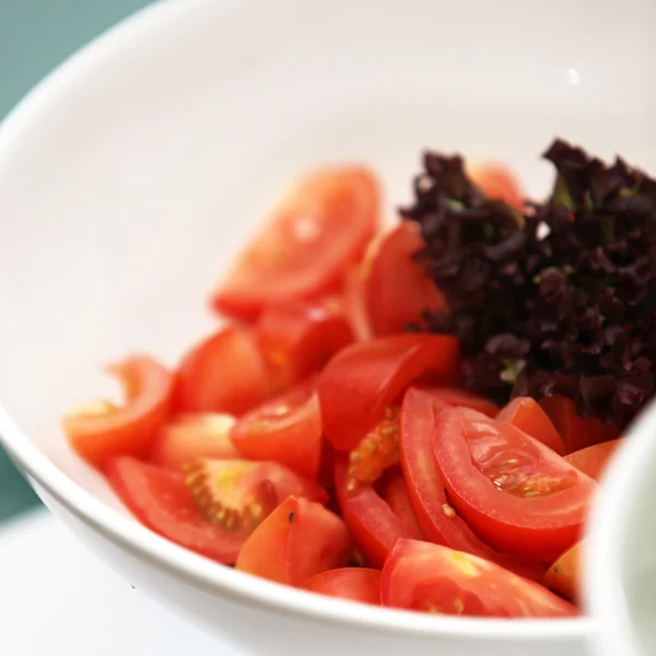 Verse tomatensalade — Stockfoto