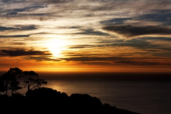 Puesta de sol en Ciudad del Cabo — Foto de Stock