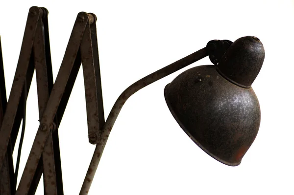 Старая лампа с ножницами — стоковое фото
