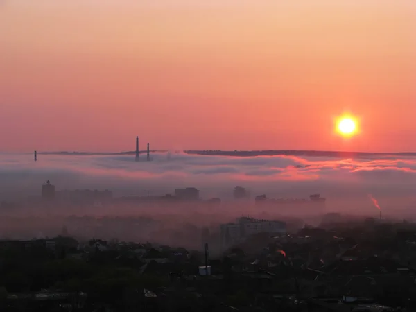 Sabah sisli şehir.