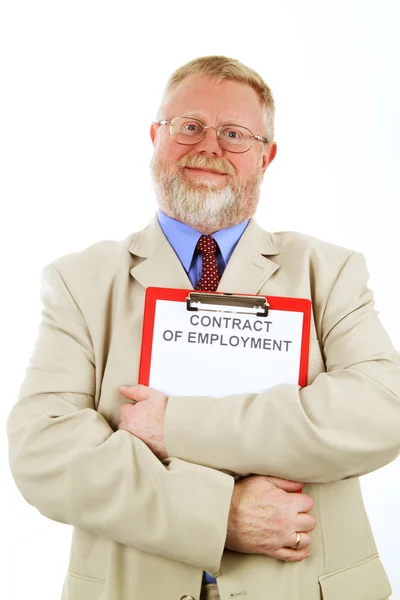 Contract of employment — Stock Photo, Image