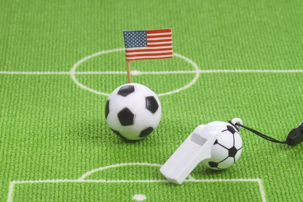 Футбольный мяч США — стоковое фото