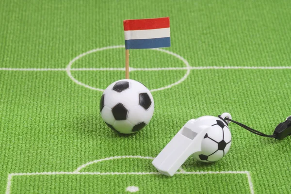 荷兰足球球 — 图库照片
