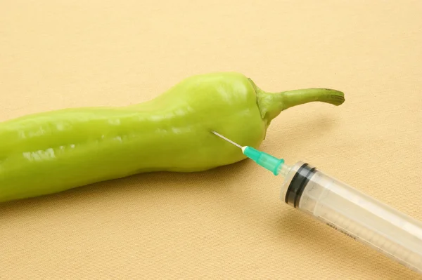 Injected vegetable — Stock Photo, Image