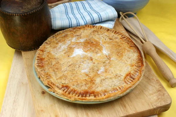 신선한 홈 만든 사과 파이 — 스톡 사진