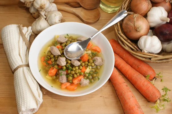 Sup sayuran lezat — Stok Foto