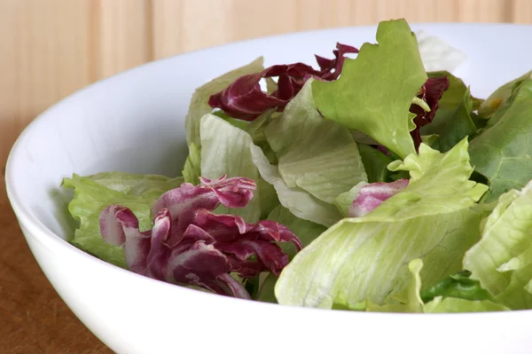 Summer salad in a white bowl — Stock Photo, Image