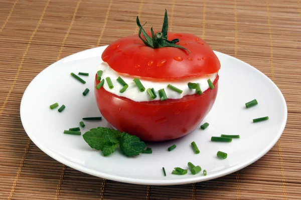 Органические помидоры — стоковое фото