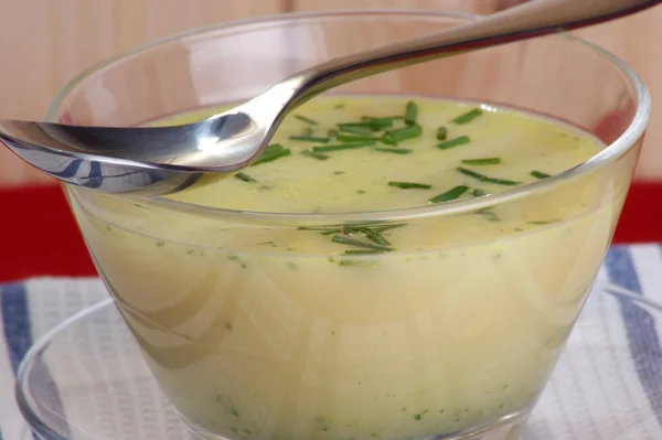 Zupa krem brokkoli — Zdjęcie stockowe