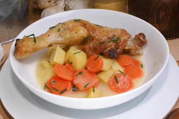 stock image Delicious vegetable soup