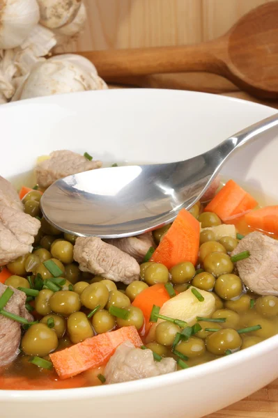 Смачний овочевий суп — стокове фото