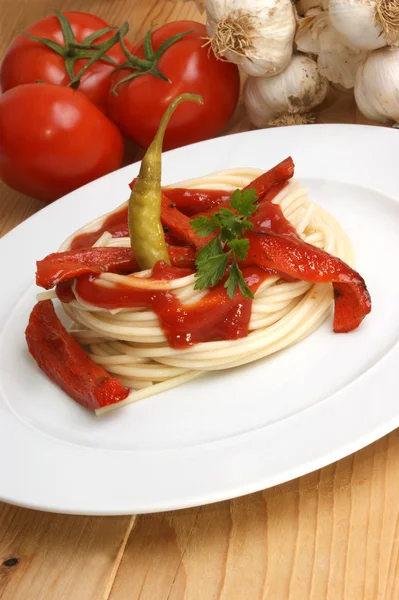Algunos espaguetis caseros —  Fotos de Stock