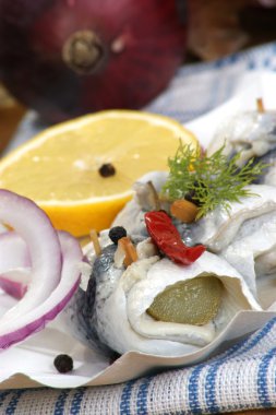 bazı taze organik rollmops