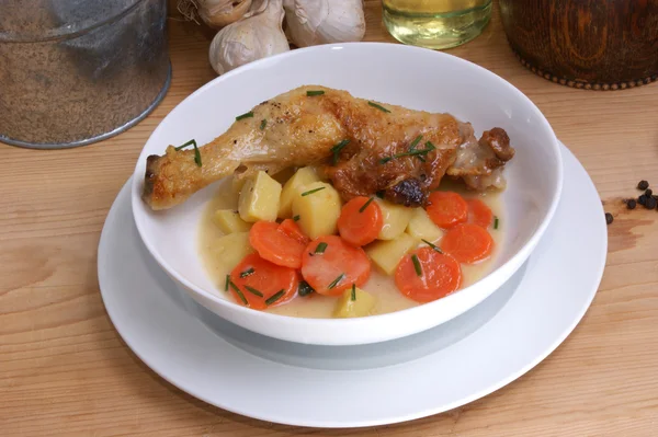 stock image Delicious potato soup