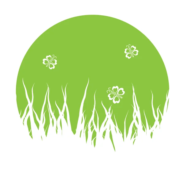 Vector grass silhouettes — Stock Vector