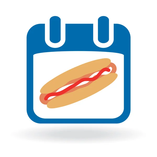 Nationale hotdogdag — Stockvector