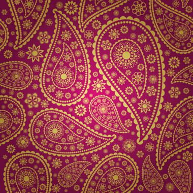 Paisley seamless clipart