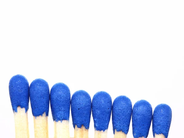 stock image Blue matches