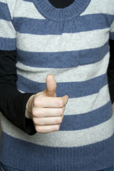 Thumb's up sign — Stock Photo, Image