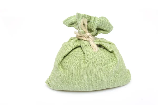 Grüne isolierte Tasche — Stockfoto