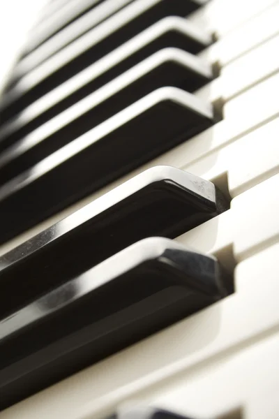 钢琴键 — 图库照片
