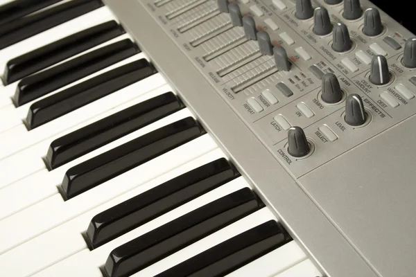 Synthesizer close-up — Stockfoto