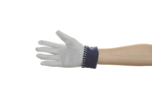 Rękawiczki zimowe na rękę — Zdjęcie stockowe