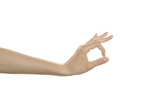 [ok] を手を身振りで示す — ストック写真