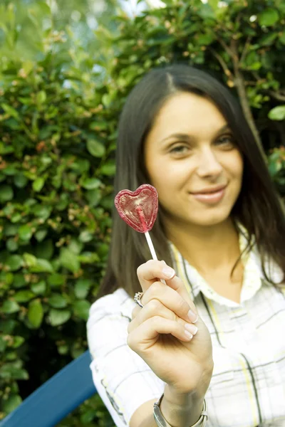 Skönheter: Lollipop — Stockfoto