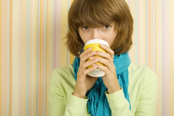 Coffee Girl — Stock Photo, Image