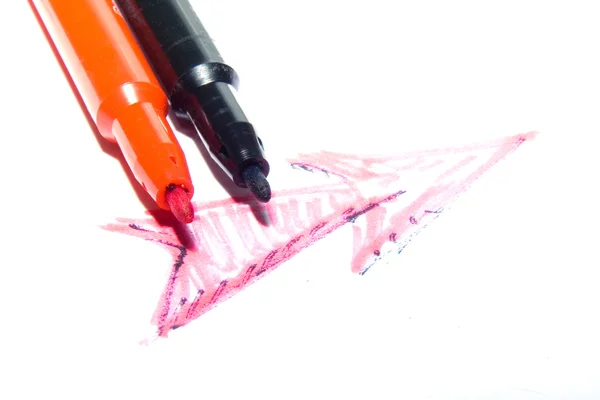 Color felt-tip pens — Stock Photo, Image