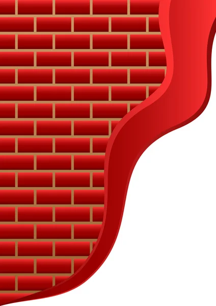 Fond de brique . — Image vectorielle