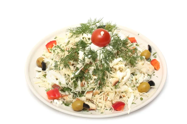 Hühnchen-Kaisersalat Stockfoto