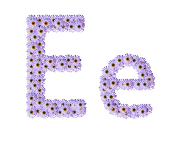 花のアルファベット ストック画像