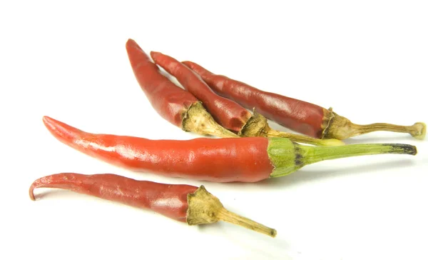 Close-up view of the red pepper isolated — Stock Photo, Image