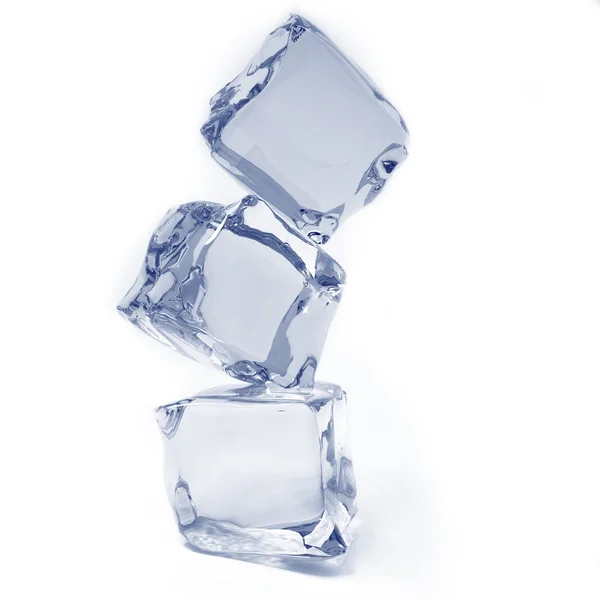 Kostky ledu (3d tavené ilustrace) — Stock fotografie