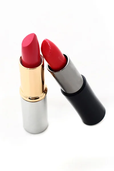 Rode lippenstift in een buis — Stockfoto