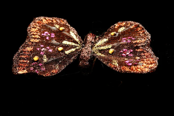 Butterfly on black background — Stock Photo, Image