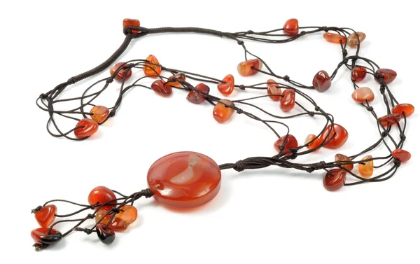 Necklace with stones — Stock Photo, Image