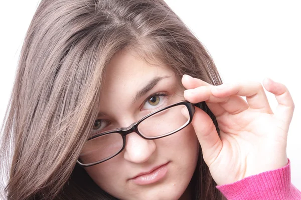 stock image Girl in glasses