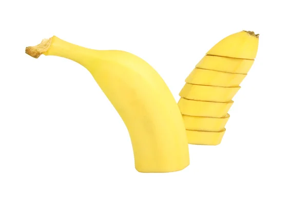 Sleced 香蕉 — 图库照片
