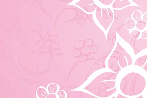 Nahaufnahme Blume auf rosa — Stockvektor