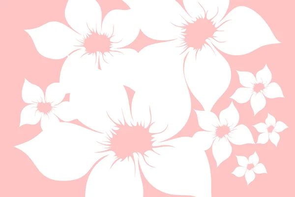 Білі квіти — стоковий вектор