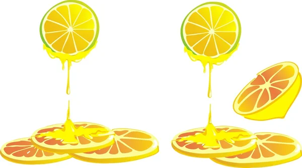 Miel y limón estilizados —  Fotos de Stock