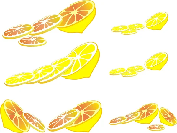Clavos de limón estilizados — Foto de Stock