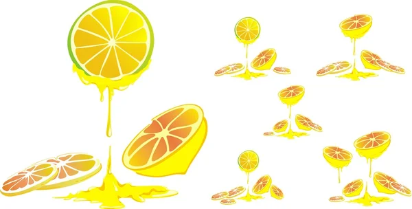 Stilyzed citrom szegfűszeg, hooney csepegő — Stock Fotó
